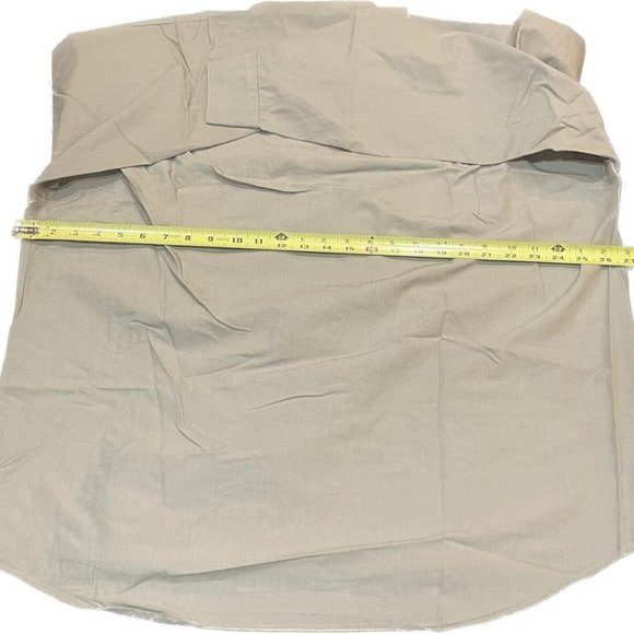 Mens Beige Long Sleeve Button Down Dress Shirt German Brand Horst Dusseldorf - Picture 11 of 11